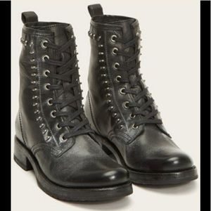 Frye Veronica Rebel Combat Boots, Size 7